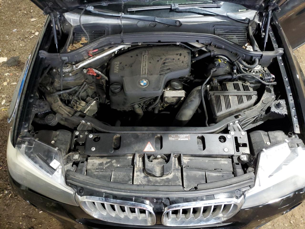 2016 BMW X3 VIN 5UXWX9C59G0D65158 Copart auction photo, front end / minor dent/scratches damage thumbnail 11