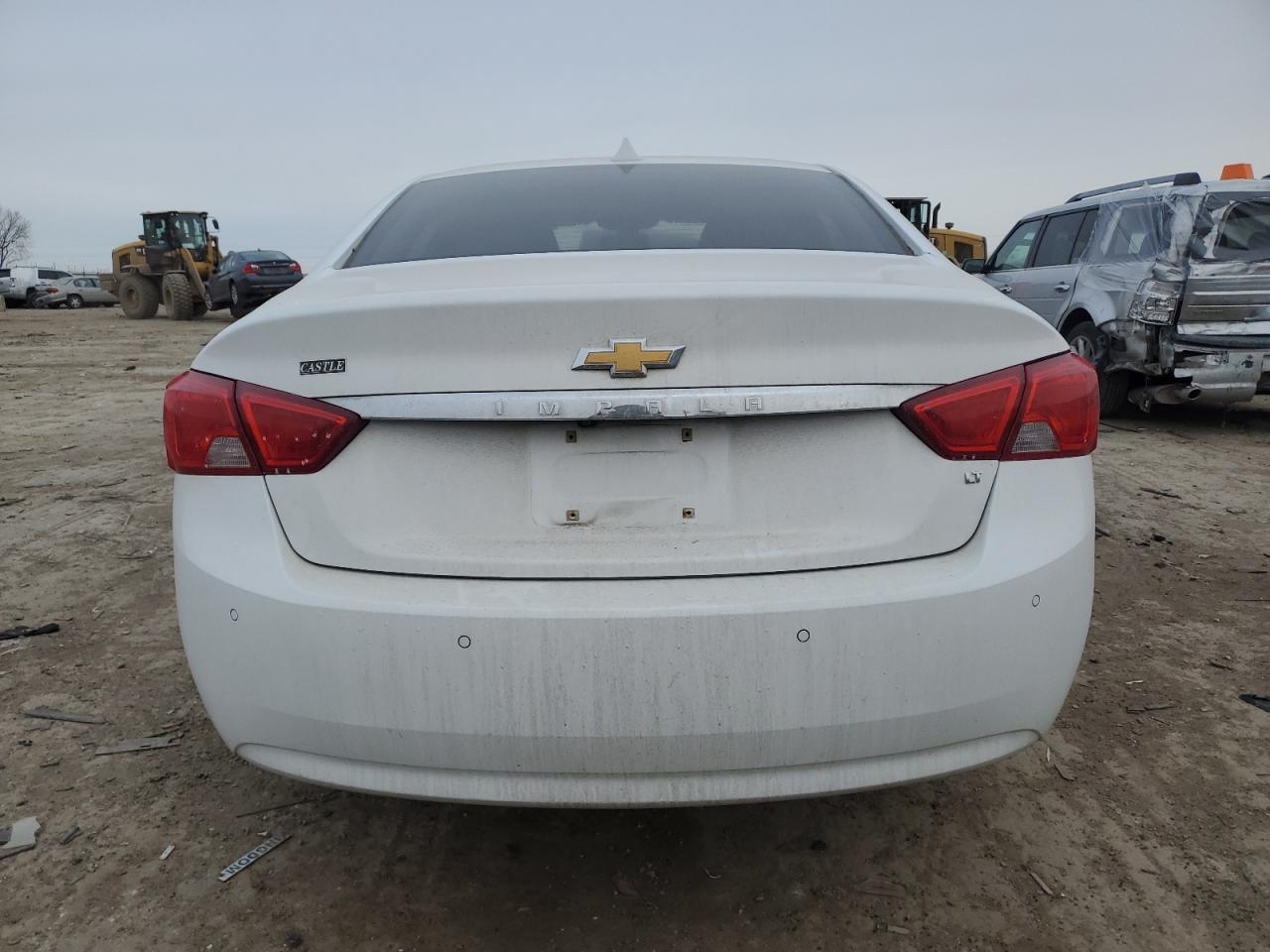 2014 Chevrolet Impala VIN 1G1115SL8EU156009 Copart auction photo, undercarriage / front end damage thumbnail 6