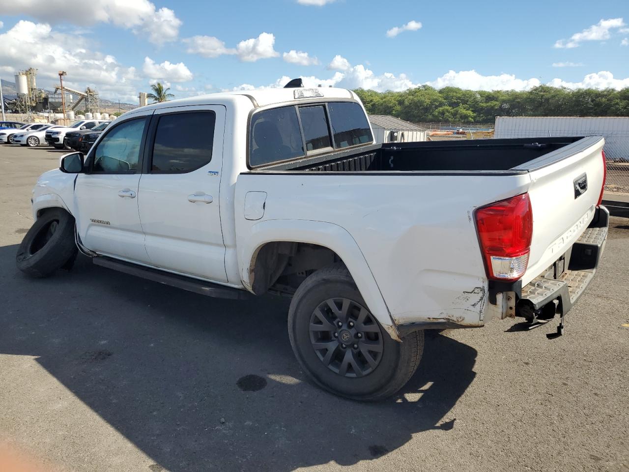 2021 Toyota Tacoma VIN 3TYAX5GN9MT018731 Copart auction photo, all over damage thumbnail 2