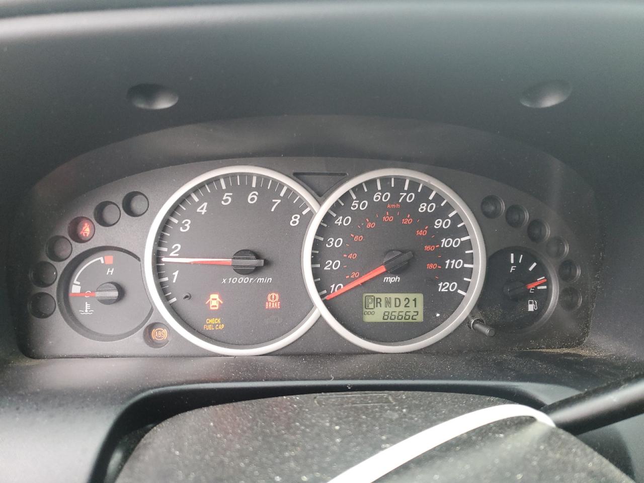 2004 Mazda Tribute VIN 4F2CZ96124KM26189 Copart auction photo, undercarriage / side damage thumbnail 9