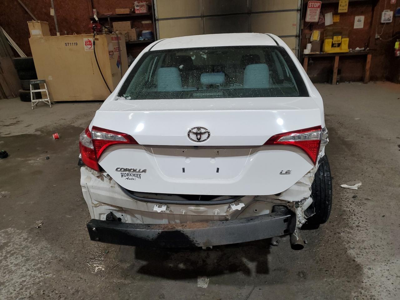 2016 Toyota Corolla VIN 2T1BURHE9GC665996 Copart auction photo, rear end damage thumbnail 6