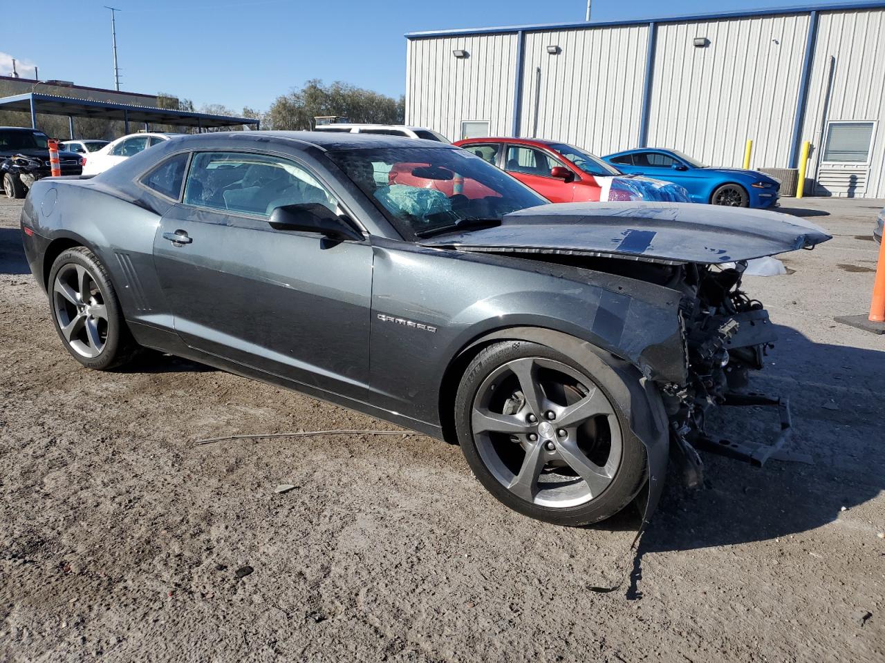 2013 Chevrolet Camaro VIN 2G1FC1E35D9139345 Copart auction photo, front end damage thumbnail 4