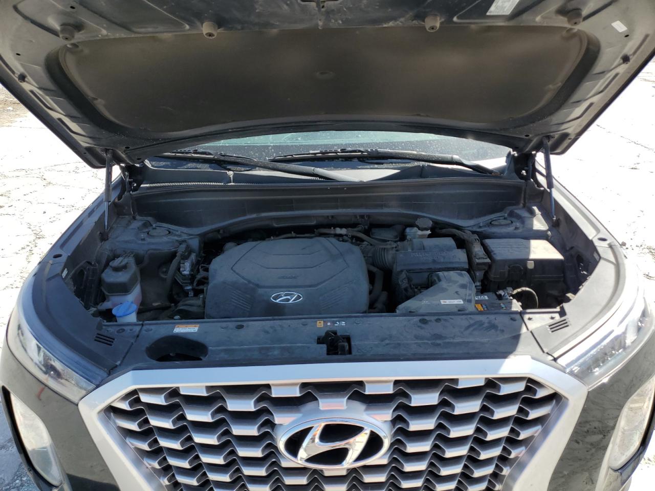 2022 Hyundai Palisade VIN KM8R2DHE8NU464299 Copart auction photo, hail damage thumbnail 13
