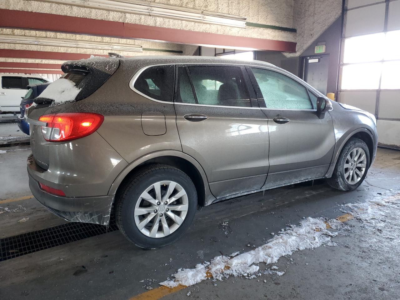 2017 Buick Envision VIN LRBFXBSA3HD155619 Copart auction photo, front end / side damage thumbnail 3