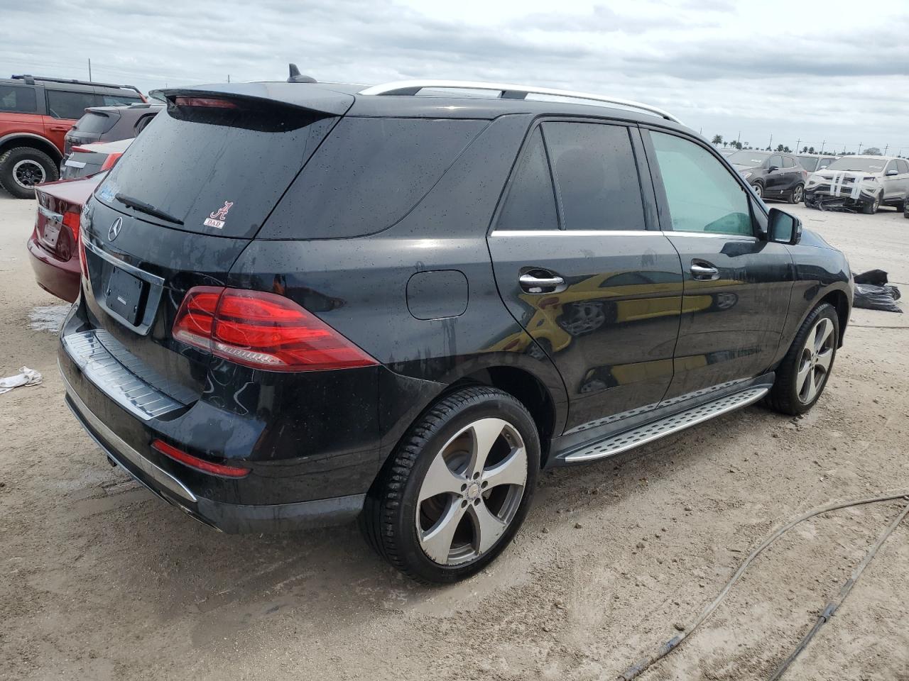 2016 Mercedes-Benz GLE VIN 4JGDA5JB9GA801344 Copart auction photo, water/flood damage thumbnail 3