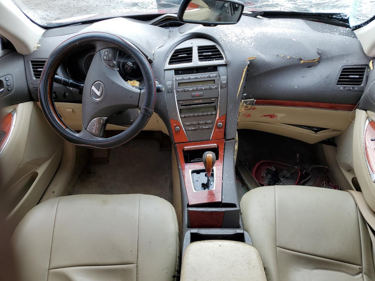 2010 Lexus ES VIN JTHBK1EG3A2370961 Copart auction photo, side / top/roof damage thumbnail 8