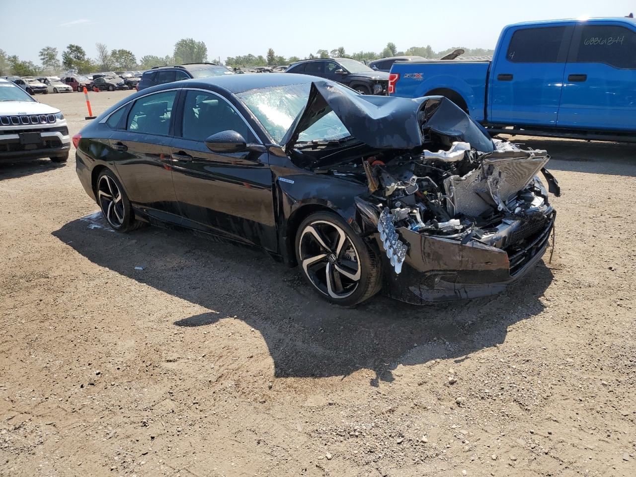 2022 Honda Accord VIN 1HGCV3F26NA015128 Copart auction photo, front end damage thumbnail 4