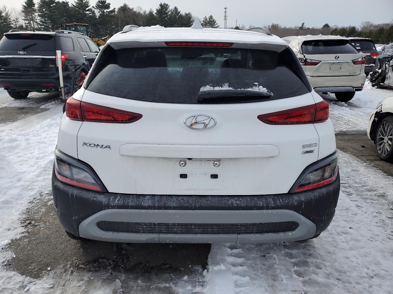 2023 Hyundai Kona VIN KM8K6CAB3PU970951 Copart auction photo, front end / minor dent/scratches damage thumbnail 6