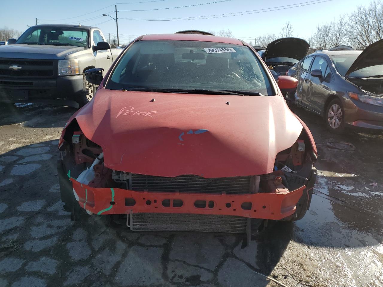 2012 Ford Focus VIN 1FAHP3K22CL188933 Copart auction photo, front end / minor dent/scratches damage thumbnail 5
