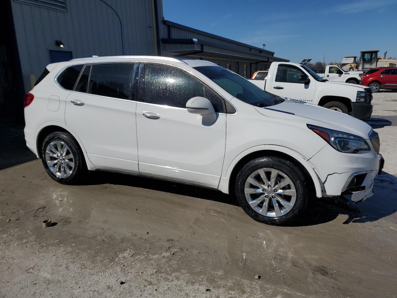 2017 Buick Envision VIN LRBFXBSA4HD089386 Copart auction photo, front end damage thumbnail 4