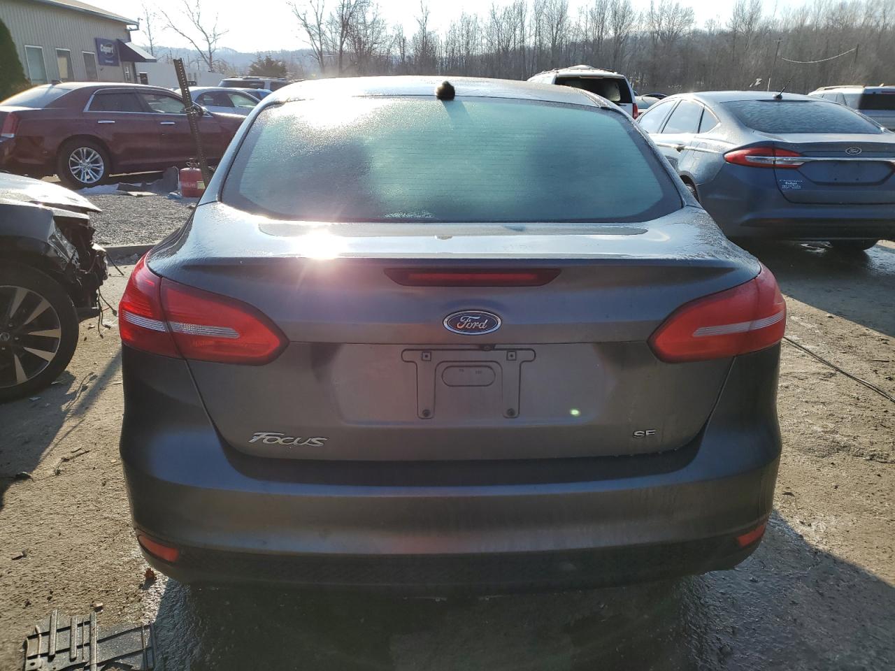 2018 Ford Focus VIN 1FADP3F25JL286098 Copart auction photo, side damage thumbnail 6