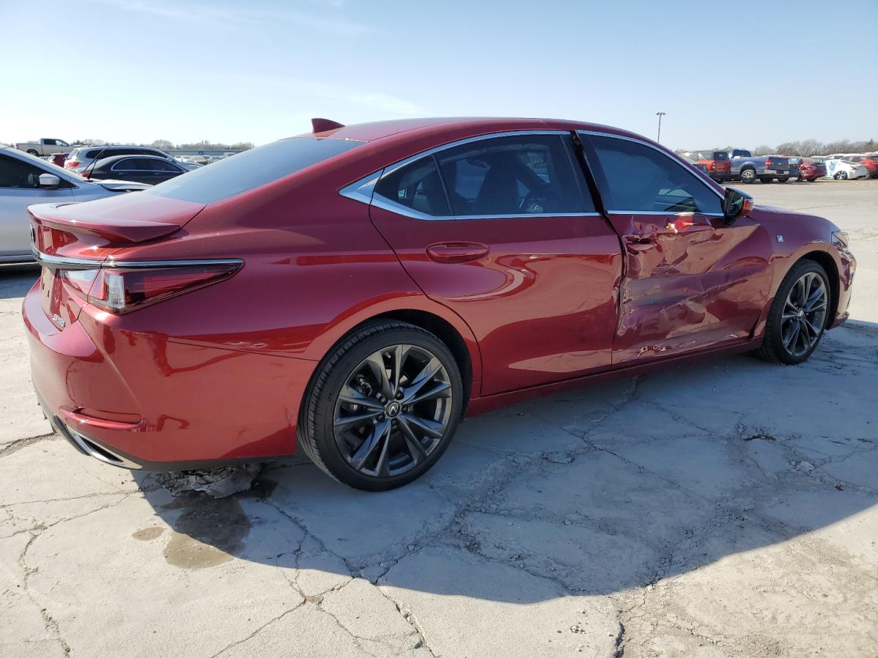 2022 Lexus ES VIN 58AJZ1B1XNU126313 Copart auction photo, mechanical / side damage thumbnail 3