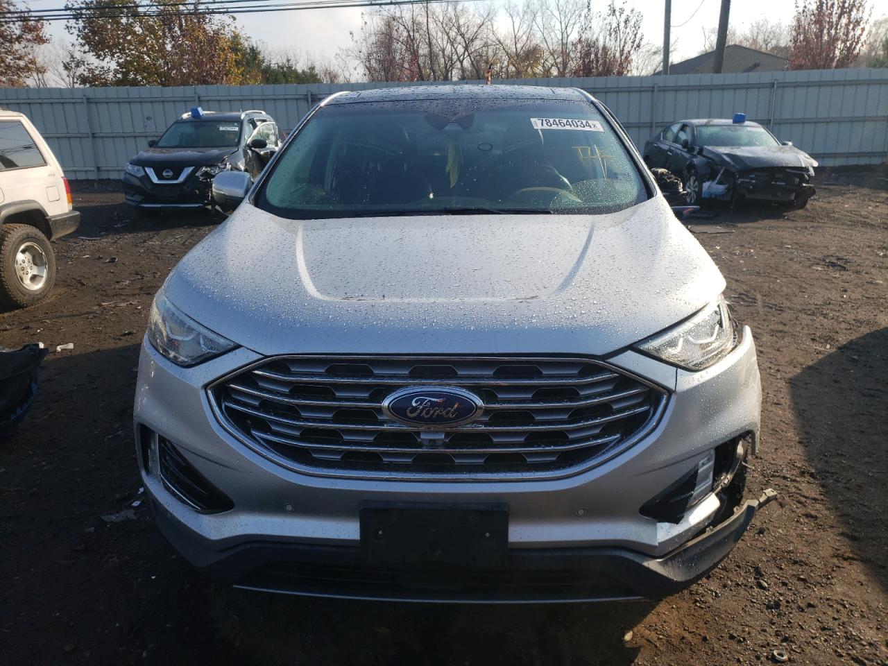 2019 Ford Edge VIN 2FMPK3K97KBB53476 Copart auction photo, side / front end damage thumbnail 5