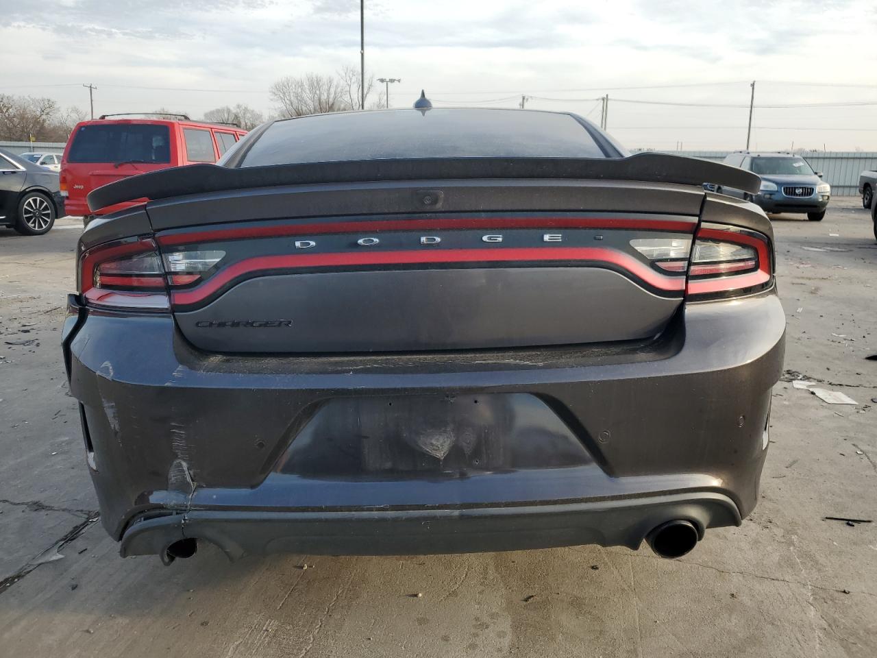 2017 Dodge Charger VIN 2C3CDXCT7HH545785 Copart auction photo, all over damage thumbnail 6