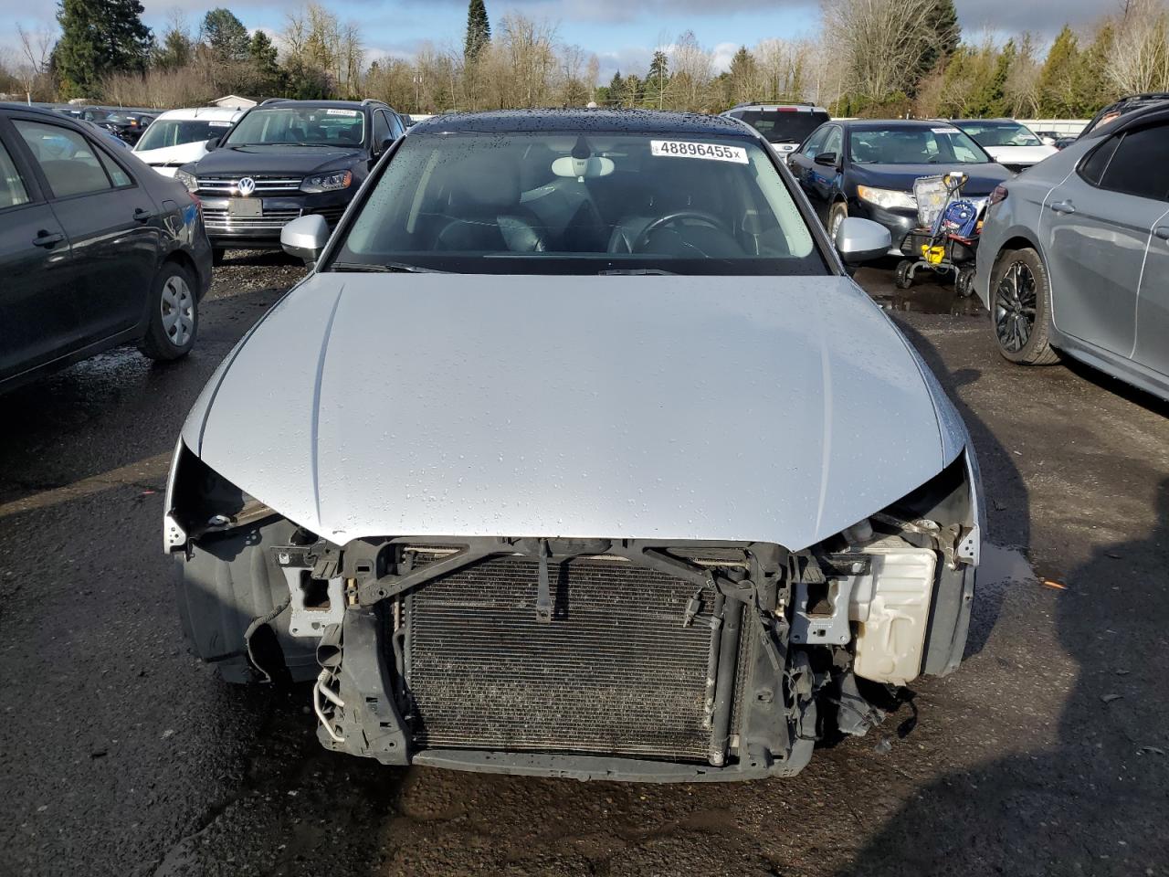 2015 Audi A3 VIN WAUACGFFXF1004749 Copart auction photo, rear end / front end damage thumbnail 5