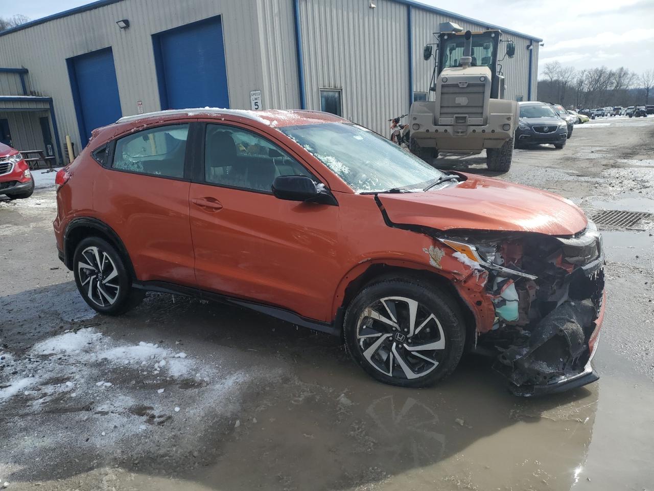 2020 Honda HR-V VIN 3CZRU6H11LG703449 Copart auction photo, front end damage thumbnail 4