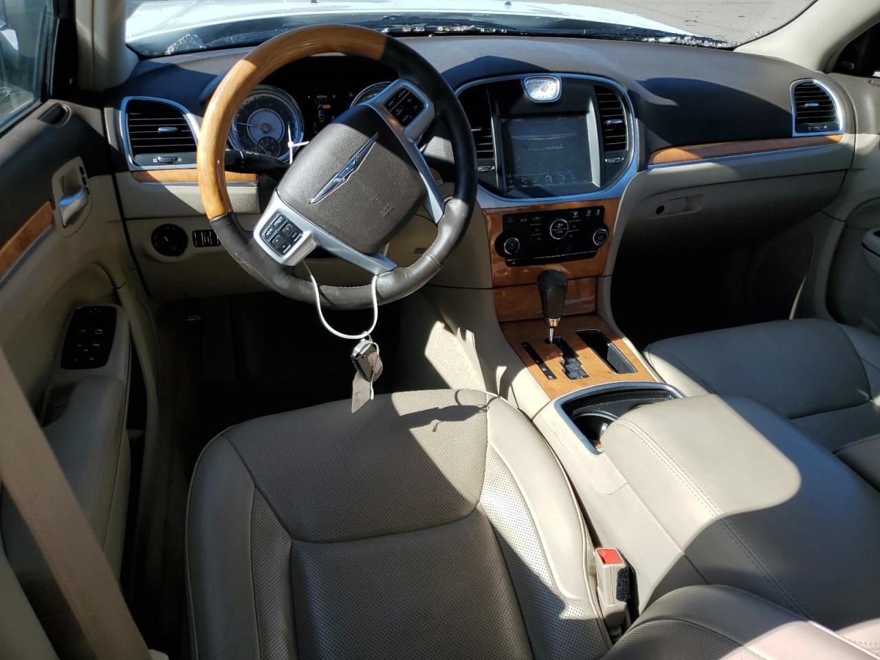 2014 Chrysler 300 VIN 2C3CCAKT8EH287743 Copart auction photo, front end / side damage thumbnail 8