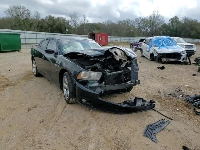2014 Dodge Charger VIN 2C3CDXCT5EH264421 Copart auction photo, front end / side damage thumbnail 11