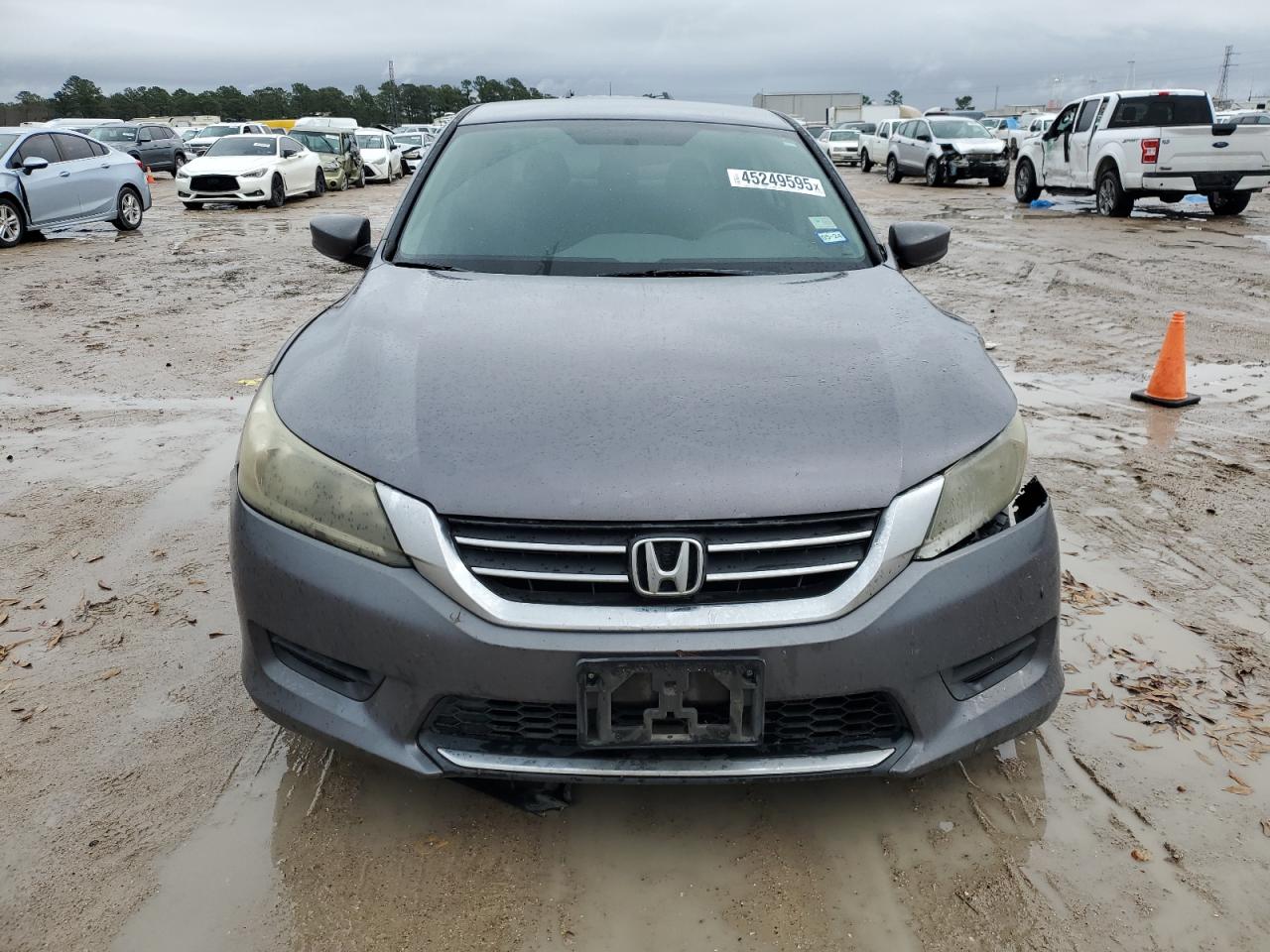 2014 Honda Accord VIN 1HGCR2F37EA185537 Copart auction photo, side / front end damage thumbnail 5