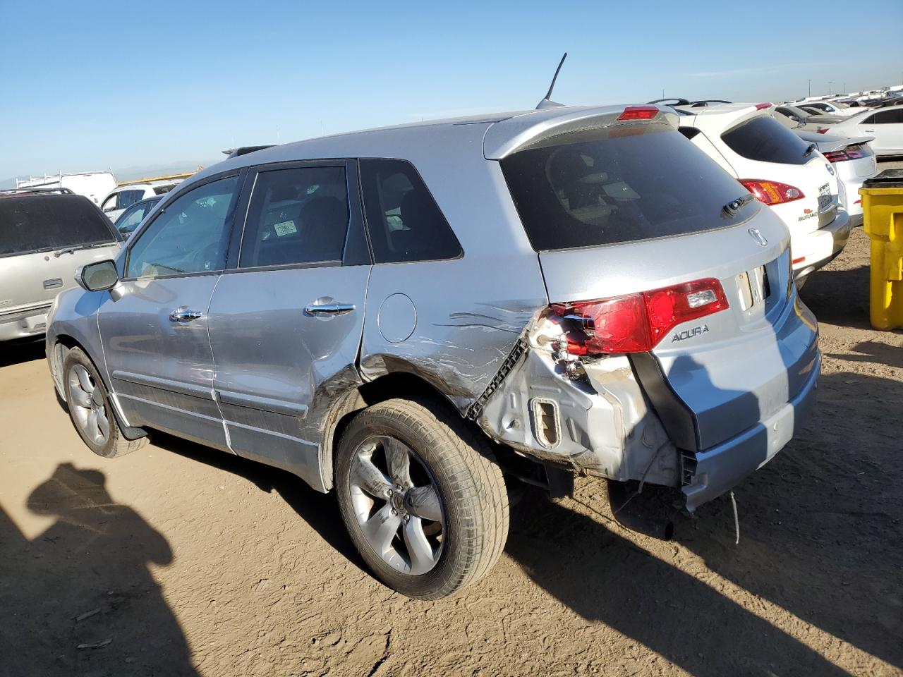 2008 Acura RDX VIN 5J8TB18248A800570 Copart auction photo, side damage thumbnail 2