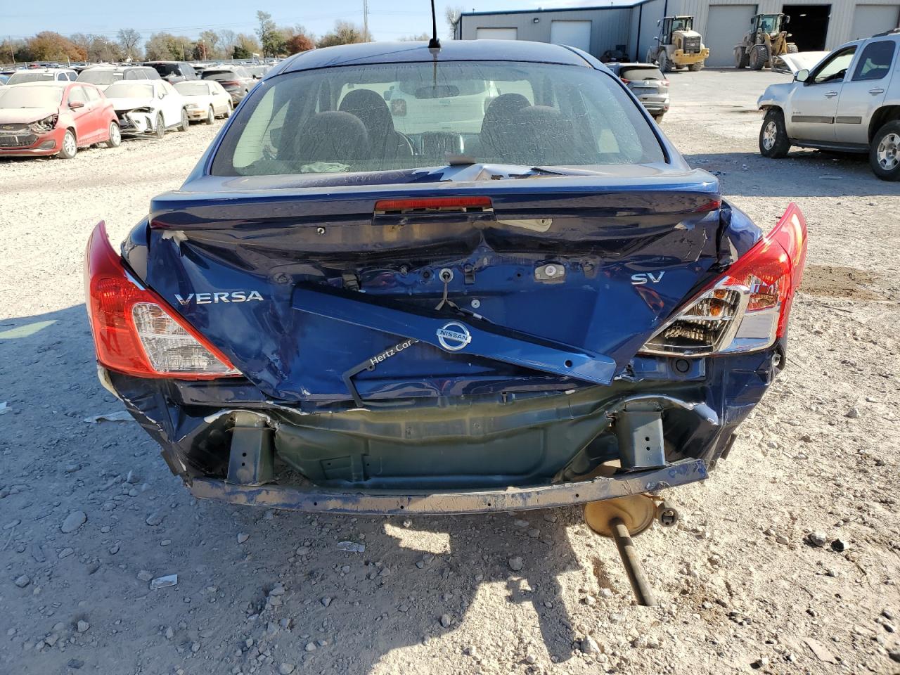 2018 Nissan Versa VIN 3N1CN7AP4JL885782 Copart auction photo, rear end / front end damage thumbnail 6