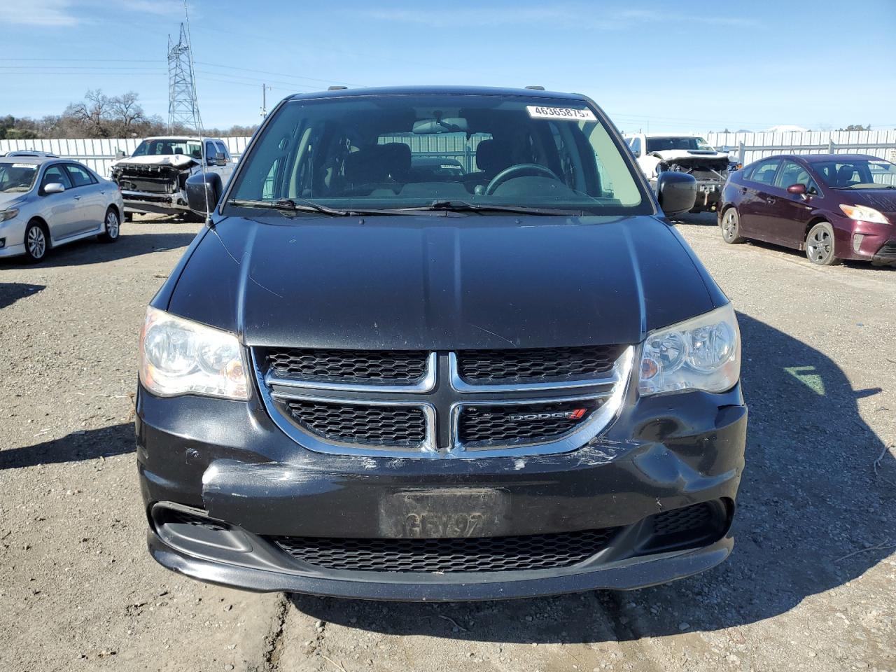2015 Dodge Caravan VIN 2C4RDGCG2FR652825 Copart auction photo, front end / rear end damage thumbnail 5