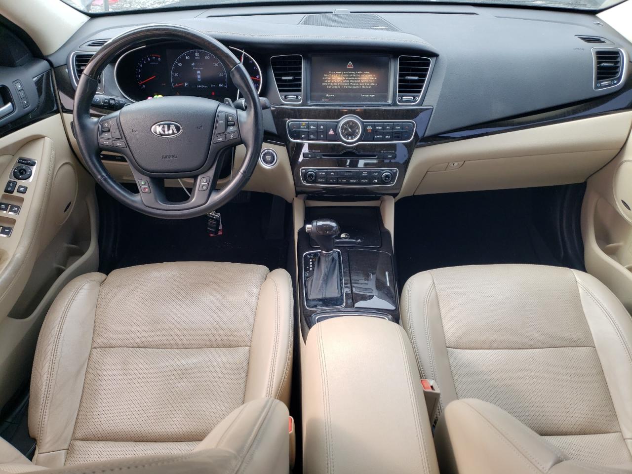 2014 KIA Cadenza VIN KNALN4D74E5138581 Copart auction photo, front end damage thumbnail 8