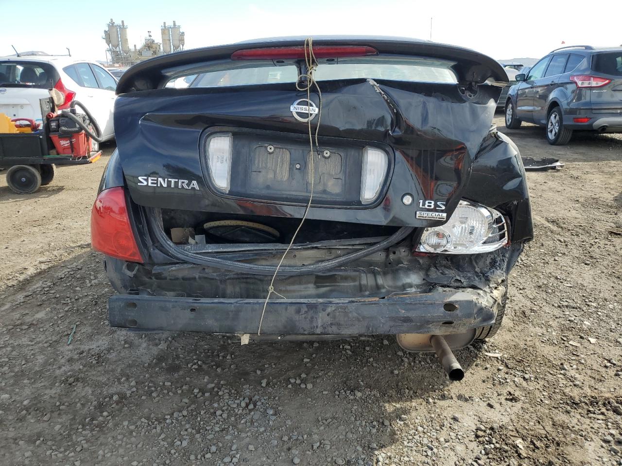2006 Nissan Sentra VIN 3N1CB51D46L558079 Copart auction photo, all over damage thumbnail 6