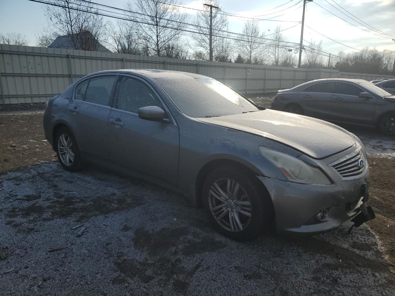 2011 Infiniti G VIN JN1DV6AR9BM652925 Copart auction photo, front end / minor dent/scratches damage thumbnail 4