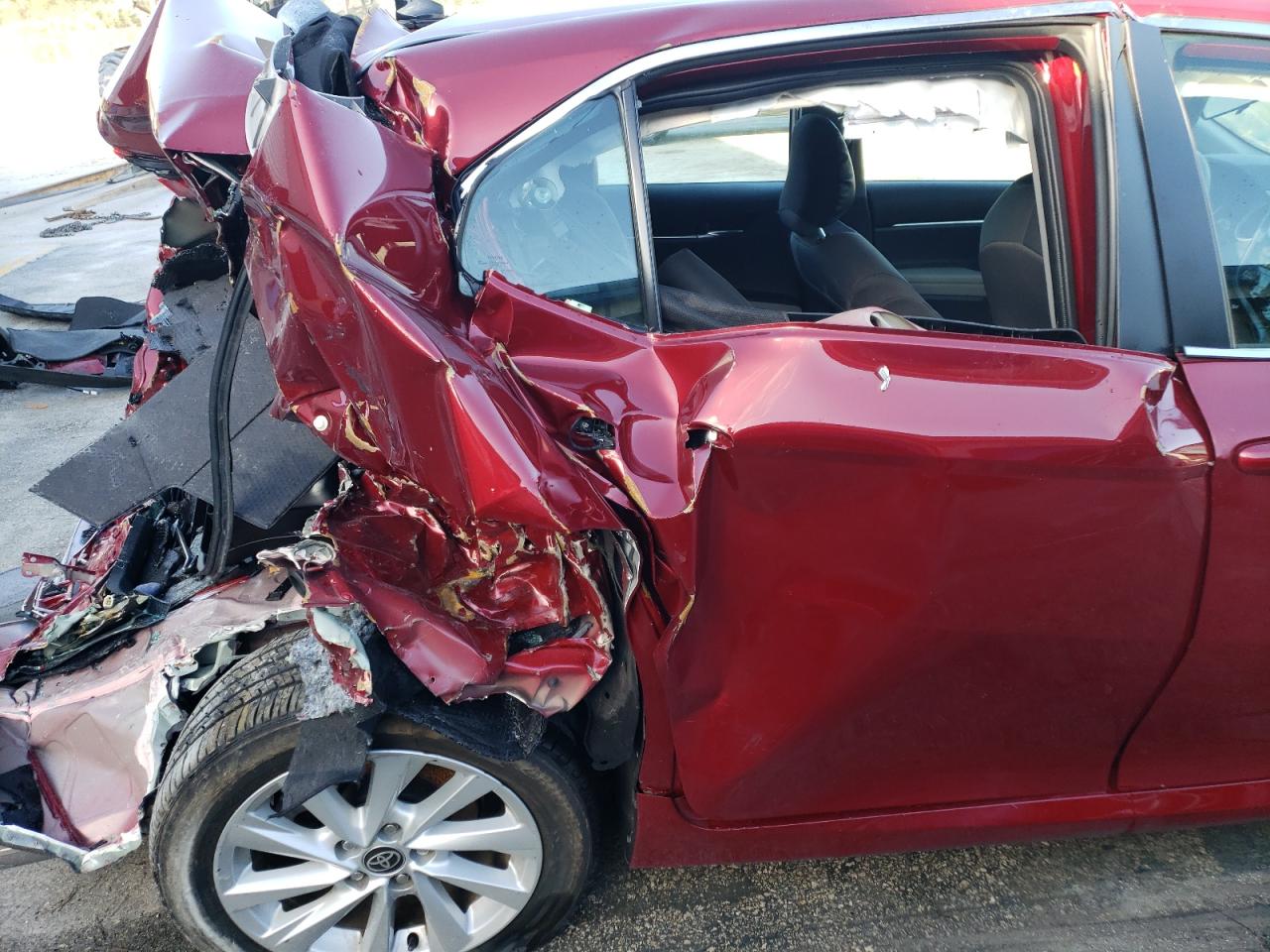 2022 Toyota Camry VIN 4T1C11AK4NU016472 Copart auction photo, all over damage thumbnail 10
