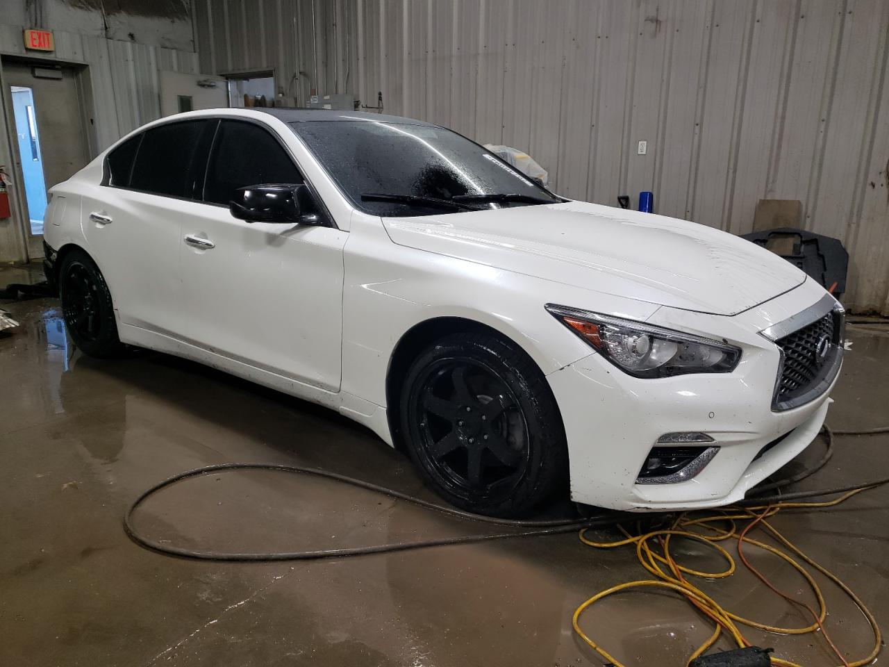 2020 Infiniti Q50 VIN JN1EV7AR9LM256747 Copart auction photo, rear end damage thumbnail 4
