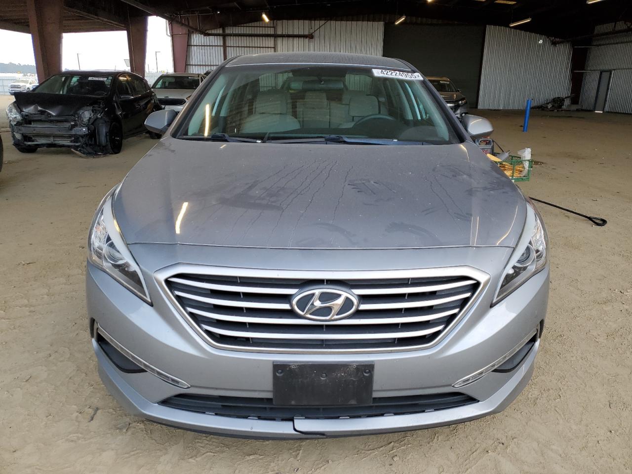 2015 Hyundai Sonata VIN 5NPE24AF7FH146689 Copart auction photo, rear end damage thumbnail 5