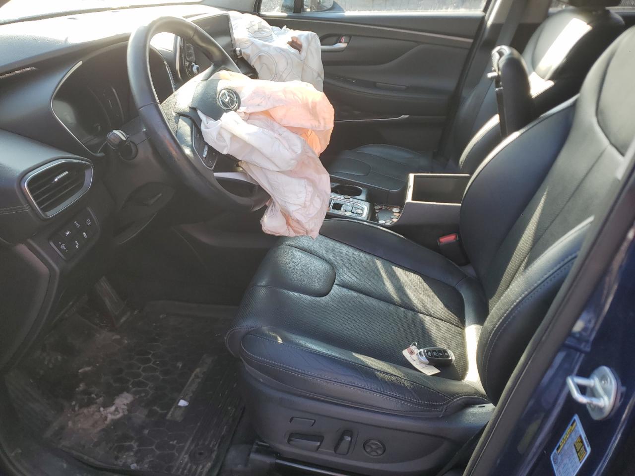 2020 Hyundai Santa Fe VIN 5NMS5CAA0LH184427 Copart auction photo, front end damage thumbnail 7