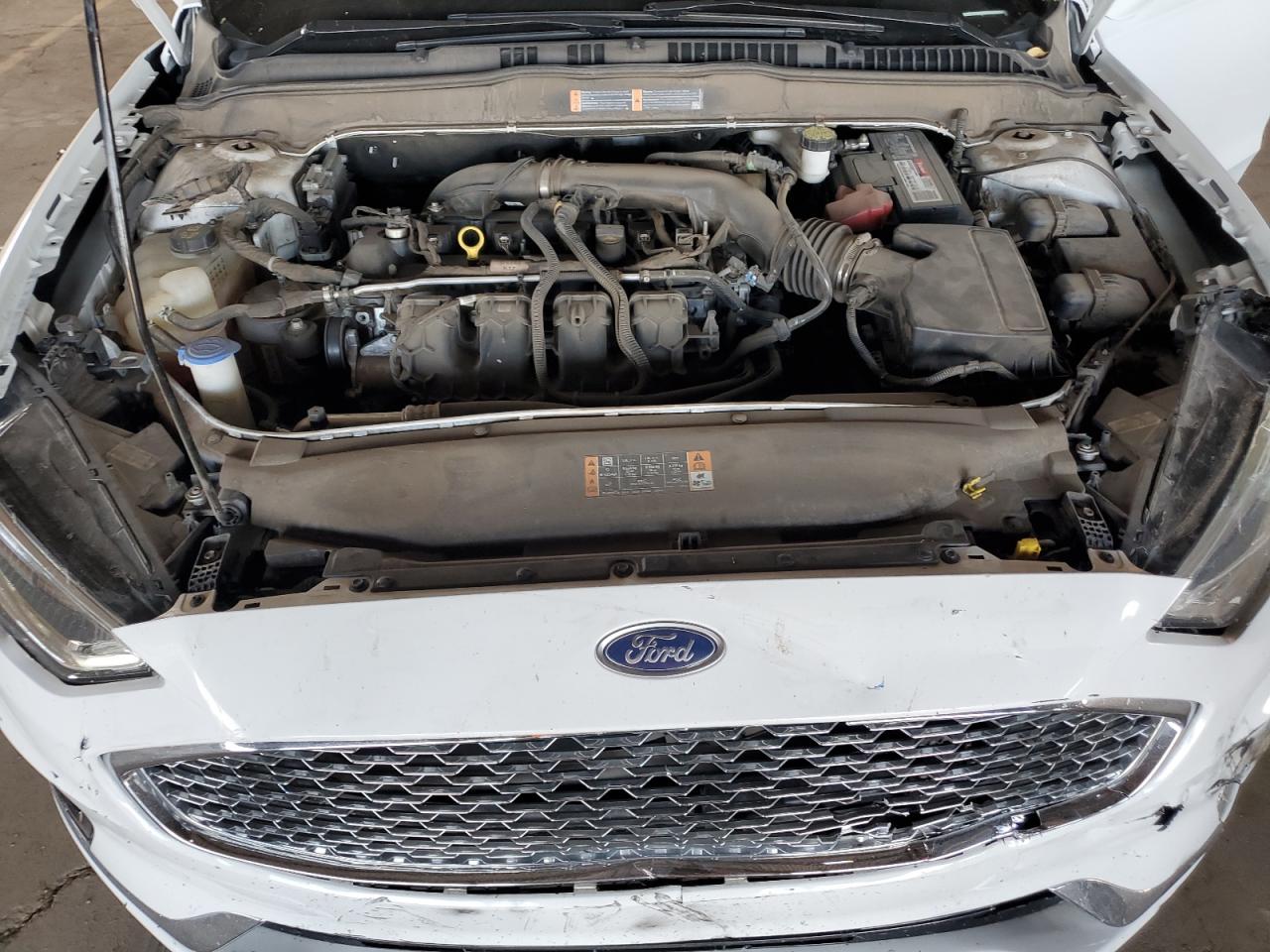 2019 Ford Fusion VIN 3FA6P0K91KR271093 Copart auction photo, front end damage thumbnail 11