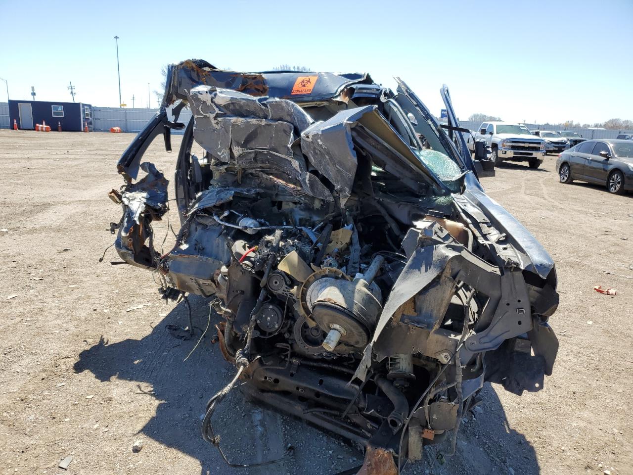 2004 Ford F-150 VIN 1FTPX12534NB20635 Copart auction photo, front end / side damage thumbnail 5