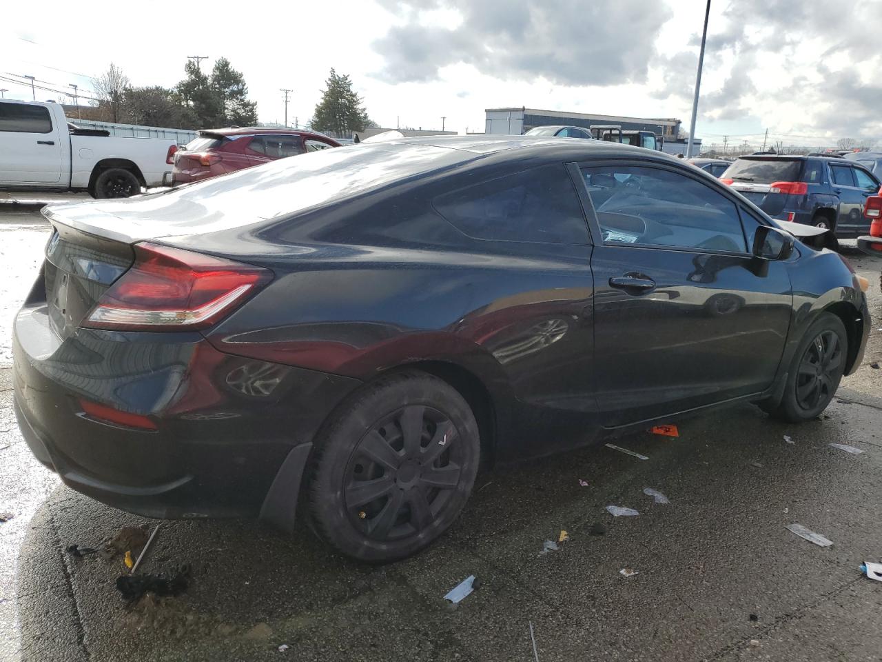 2015 Honda Civic VIN 2HGFG3B55FH511015 Copart auction photo, front end damage thumbnail 3