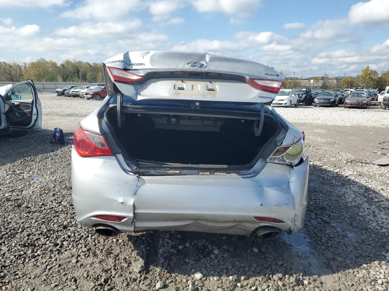 2012 Hyundai Sonata VIN 5NPEC4AB2CH468016 Copart auction photo, rear end damage thumbnail 6