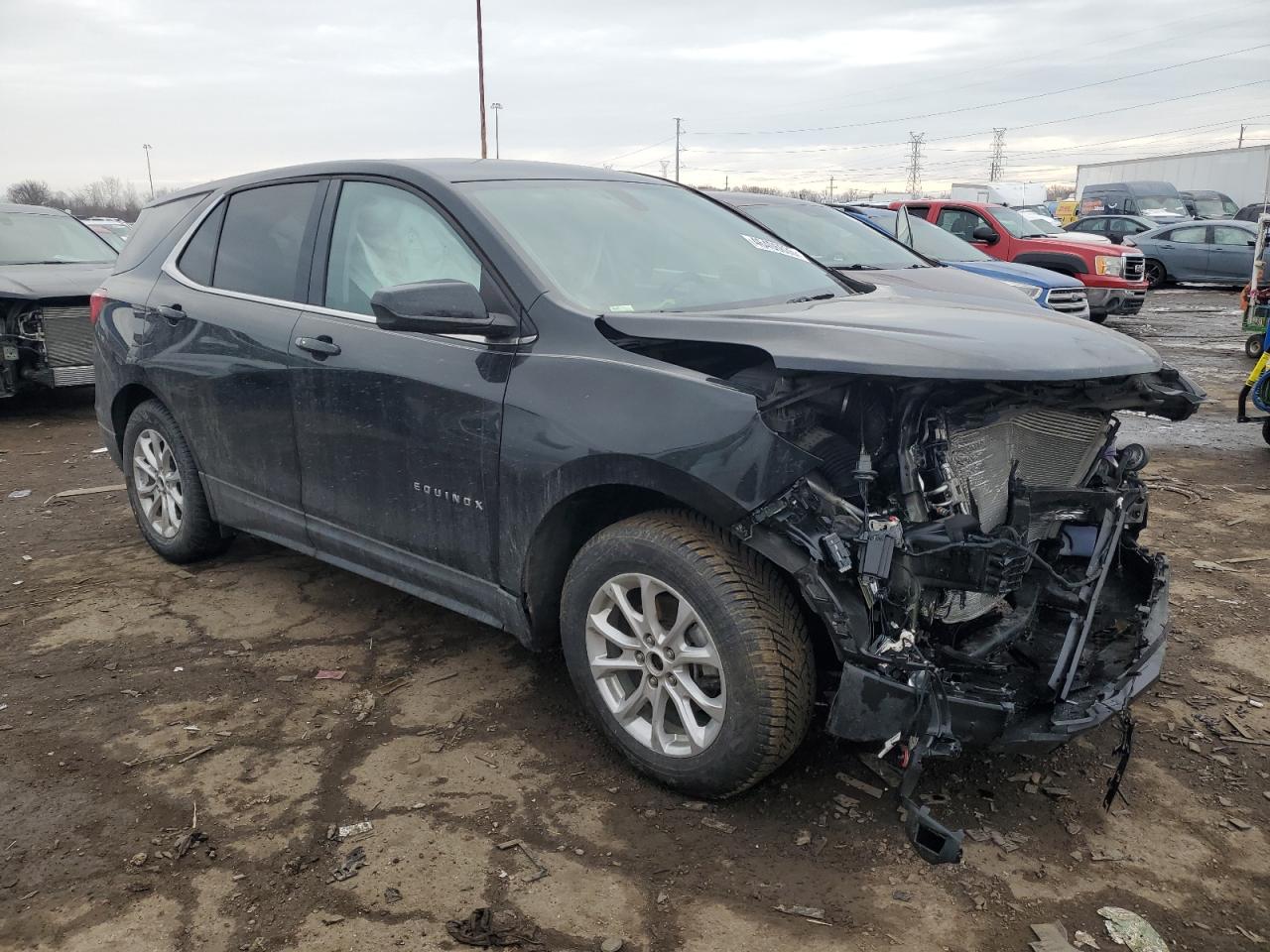 2018 Chevrolet Equinox VIN 3GNAXJEV0JL270707 Copart auction photo, front end damage thumbnail 4