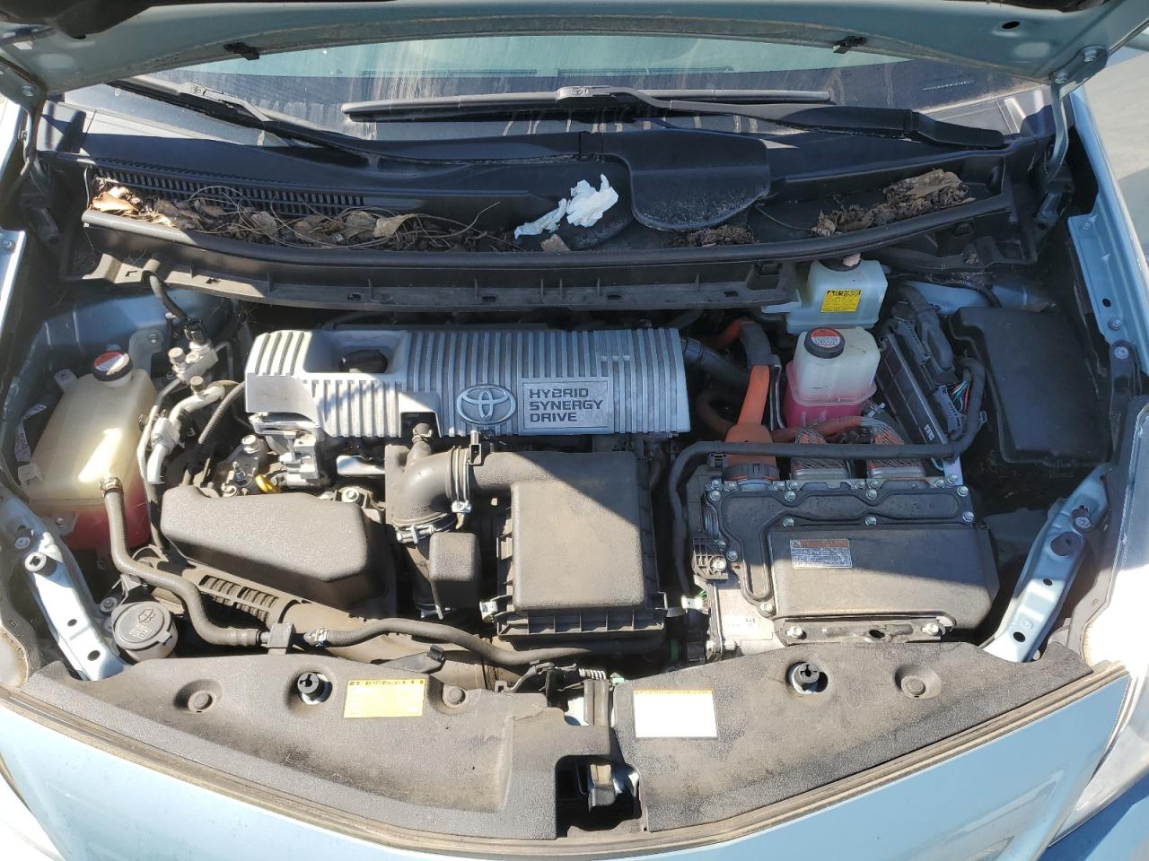 2014 Toyota Prius VIN JTDZN3EU8EJ015448 Copart auction photo, side / rear end damage thumbnail 11