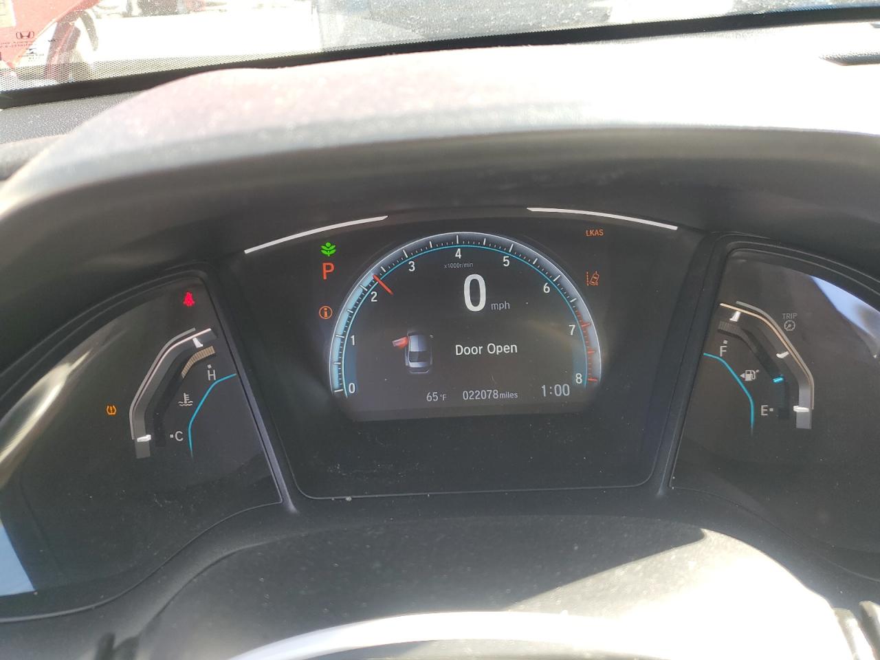 2019 Honda Civic VIN 2HGFC2F65KH568396 Copart auction photo, rear end damage thumbnail 9