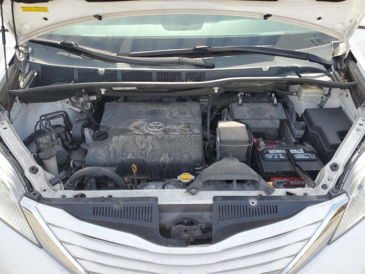 2016 Toyota Sienna VIN 5TDKK3DC9GS722454 Copart auction photo, rear end / side damage thumbnail 12