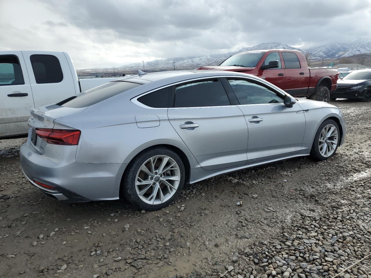 2020 Audi A5 VIN WAUANCF56LA009128 Copart auction photo, front end / rear end damage thumbnail 3