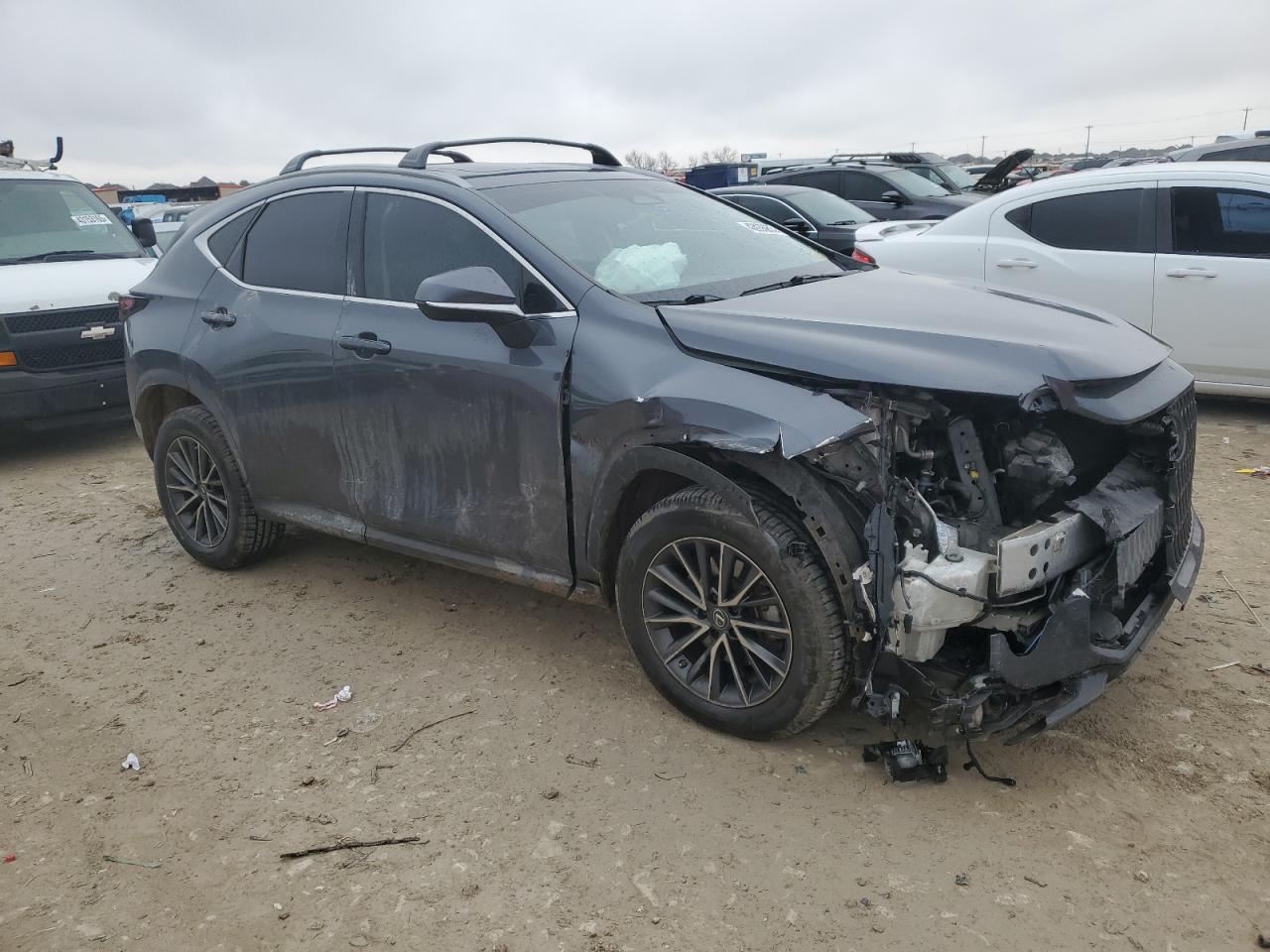 2022 Lexus NX VIN JTJAGCEZ6N5003825 Copart auction photo, front end / undercarriage damage thumbnail 4