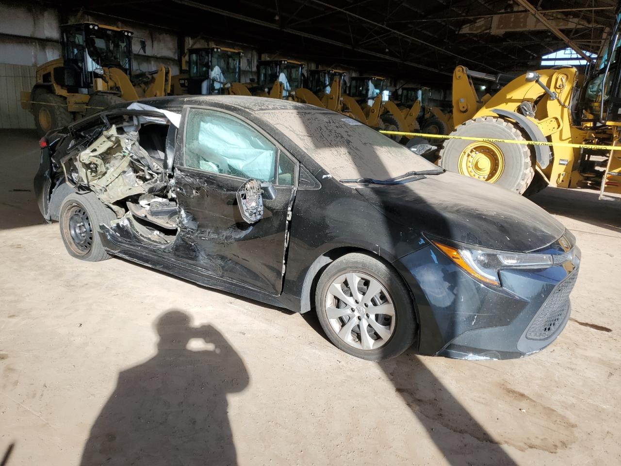 2021 Toyota Corolla VIN 5YFEPMAE8MP192055 Copart auction photo, side damage thumbnail 4