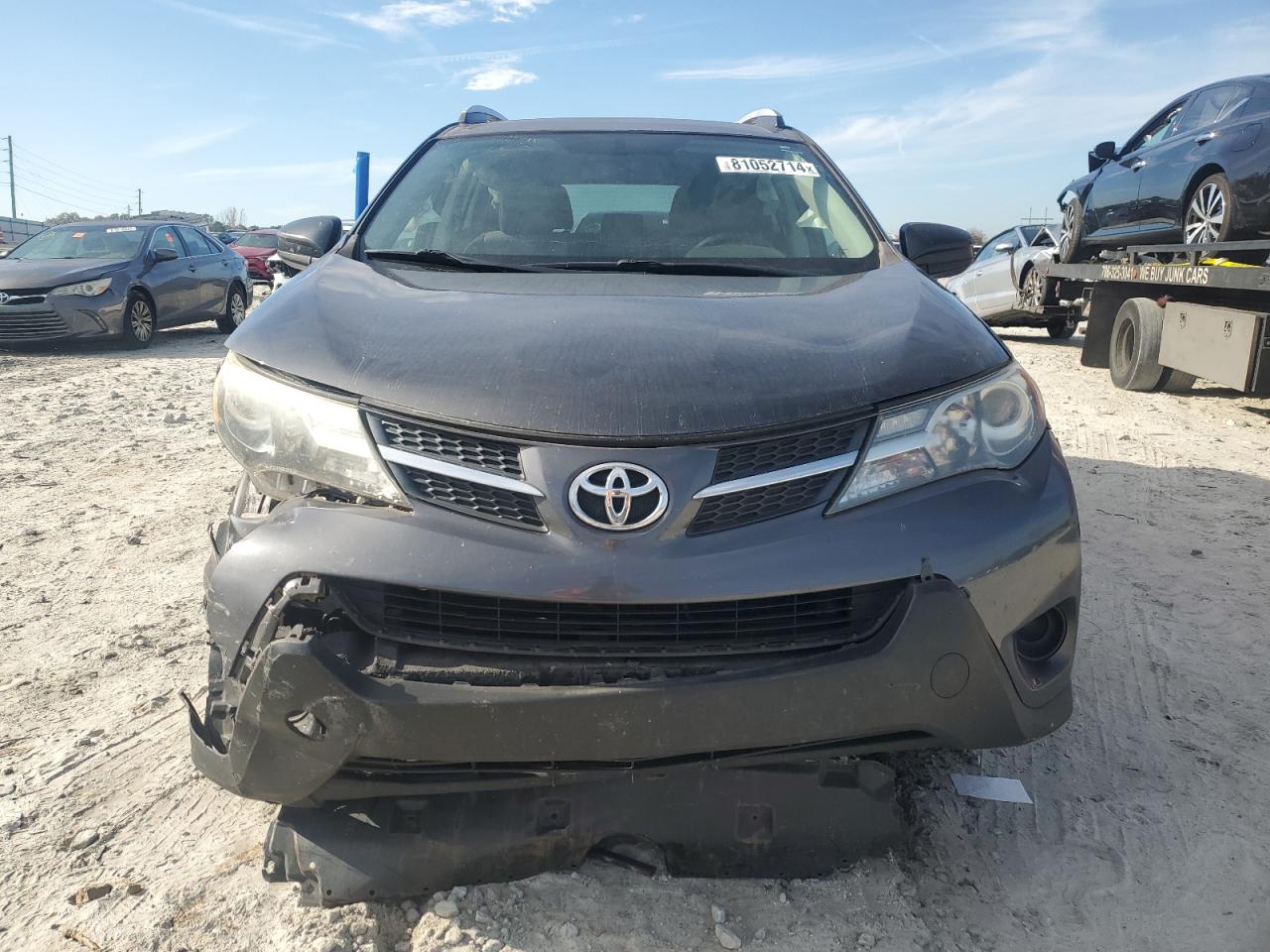 2015 Toyota RAV 4 VIN 2T3ZFREV3FW224883 Copart auction photo, front end / side damage thumbnail 5