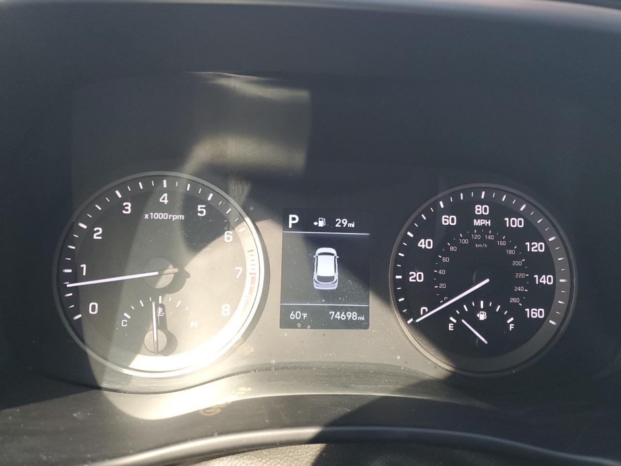 2019 Hyundai Tucson VIN KM8J23A46KU942160 Copart auction photo, vandalism / rear end damage thumbnail 9