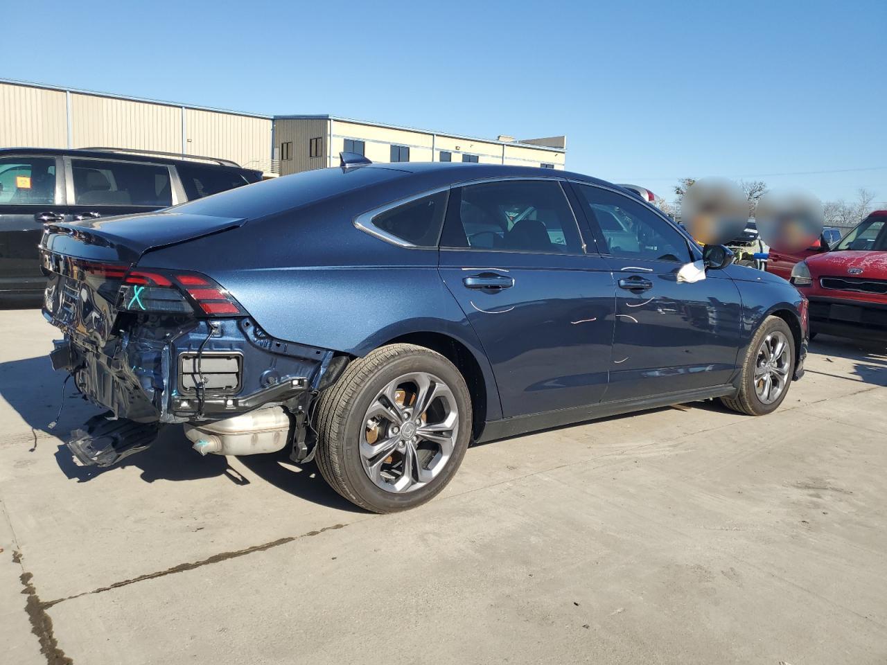 2024 Honda Accord VIN 1HGCY1F34RA012092 Copart auction photo, rear end / hail damage thumbnail 3