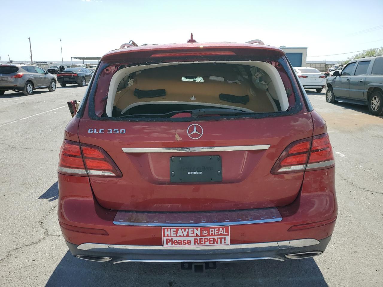 2016 Mercedes-Benz GLE VIN 4JGDA5JB1GA716630 Copart auction photo, all over damage thumbnail 6