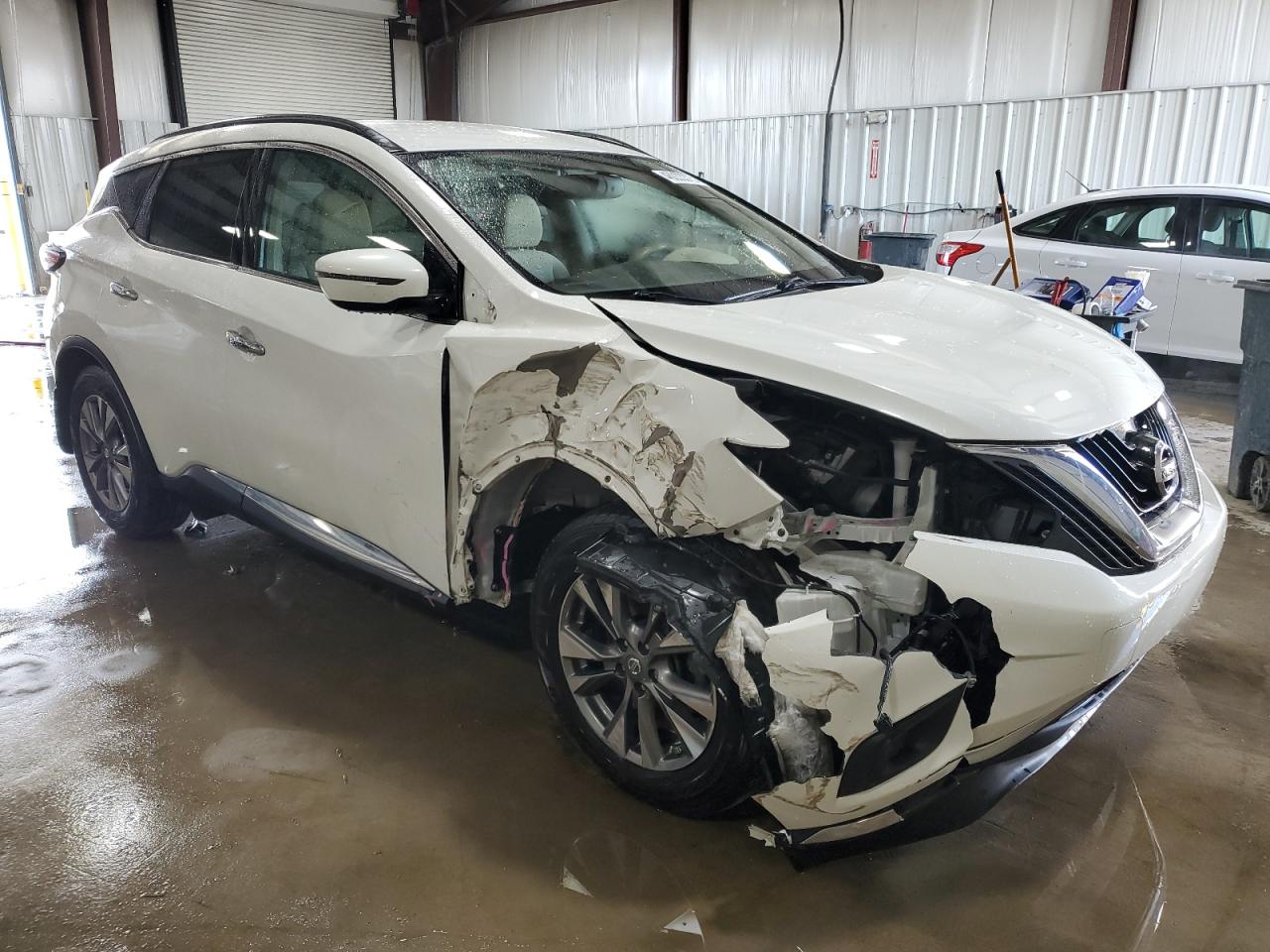 2018 Nissan Murano VIN 5N1AZ2MH1JN133159 Copart auction photo, front end / side damage thumbnail 4