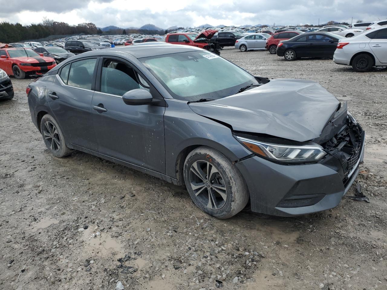2022 Nissan Sentra VIN 3N1AB8CV3NY257254 Copart auction photo, all over damage thumbnail 4